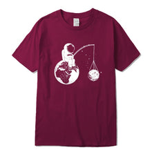 Load image into Gallery viewer, Astronaut Lunar Fishing T-Shirt
