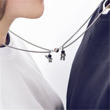 Load image into Gallery viewer, Matching Astronaut Pendant Friendship Necklace
