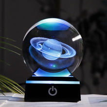Load image into Gallery viewer, Crystal Planet Globe with LED Base!
