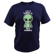 Load image into Gallery viewer, Alien I Don&#39;t Believe In Humans T-Shirt
