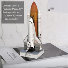 Load image into Gallery viewer, 1:150 Paper Card Model Space Shuttle
