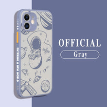 Load image into Gallery viewer, Cartoon Space and Astronaut Phone Case For iPhone

