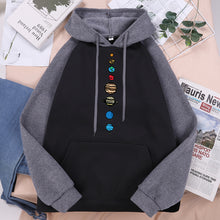 Load image into Gallery viewer, Inverted Nine Planets Solar System Hoodie!
